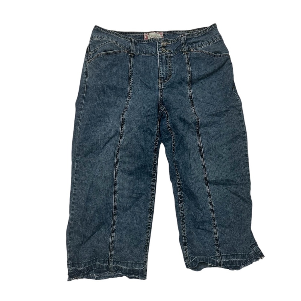 Y2K Cabi Denim Capri Pants Size 8 10